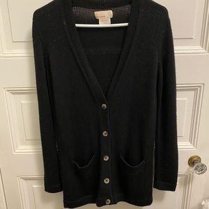 Cuyana black cardigan (size XS)